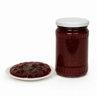 Raspberries jam