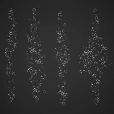 Bubbles water
